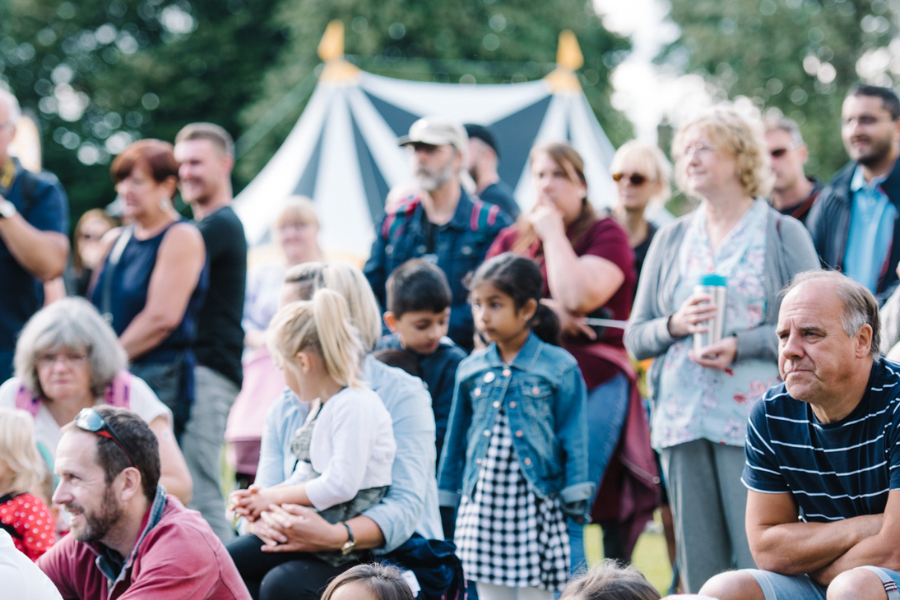 Crowds of visitors at the Rotherham Show