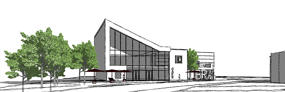 Wath library proposal option 2 view 2