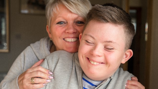 Young person and carer